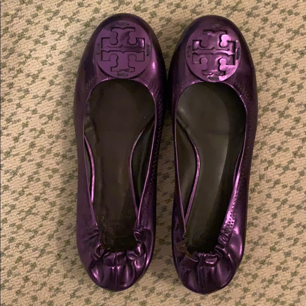 Tory Burch Purple Flats